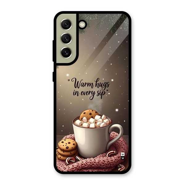 Warm Hugs Glass Back Case for Galaxy S21 FE 5G