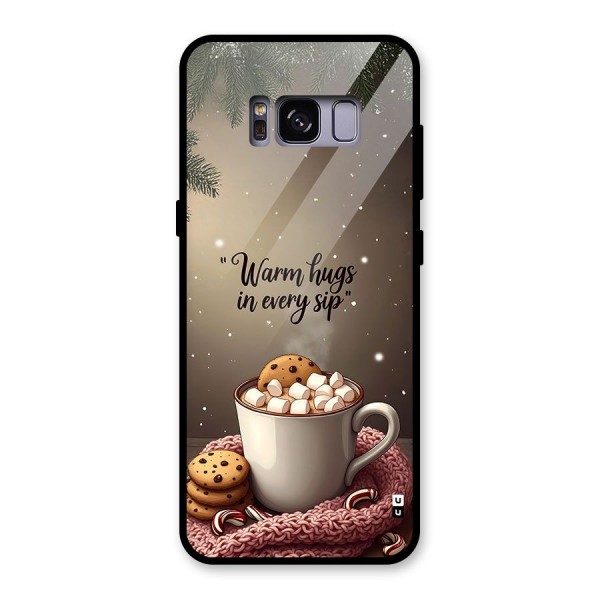 Warm Hugs Glass Back Case for Galaxy S8