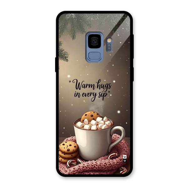 Warm Hugs Glass Back Case for Galaxy S9