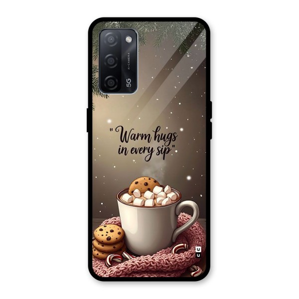 Warm Hugs Glass Back Case for Oppo A53s 5G