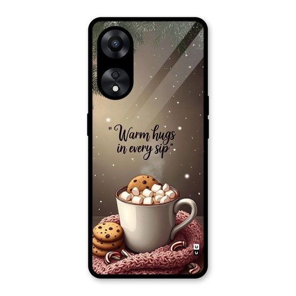 Warm Hugs Glass Back Case for Oppo A78