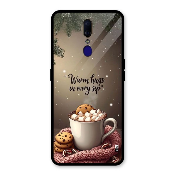 Warm Hugs Glass Back Case for Oppo F11