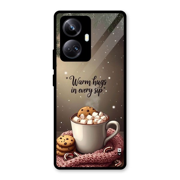 Warm Hugs Glass Back Case for Realme 10 Pro Plus