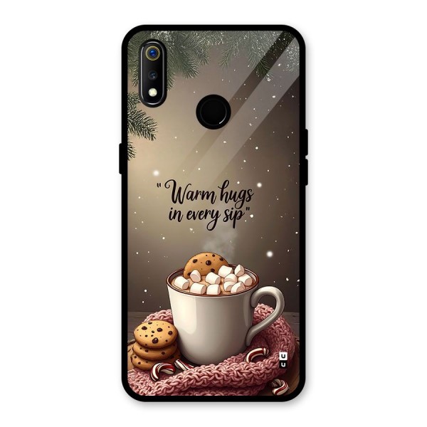 Warm Hugs Glass Back Case for Realme 3i