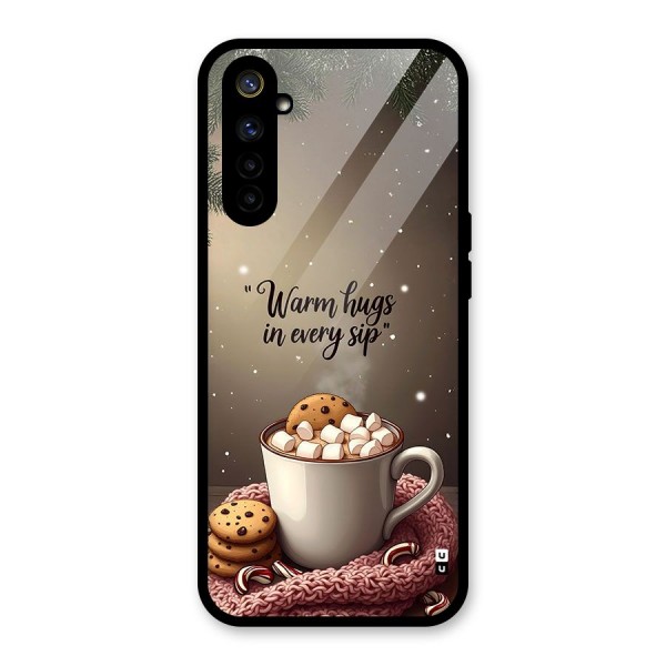 Warm Hugs Glass Back Case for Realme 6