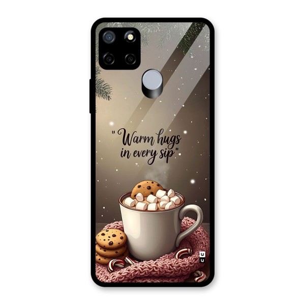 Warm Hugs Glass Back Case for Realme C15