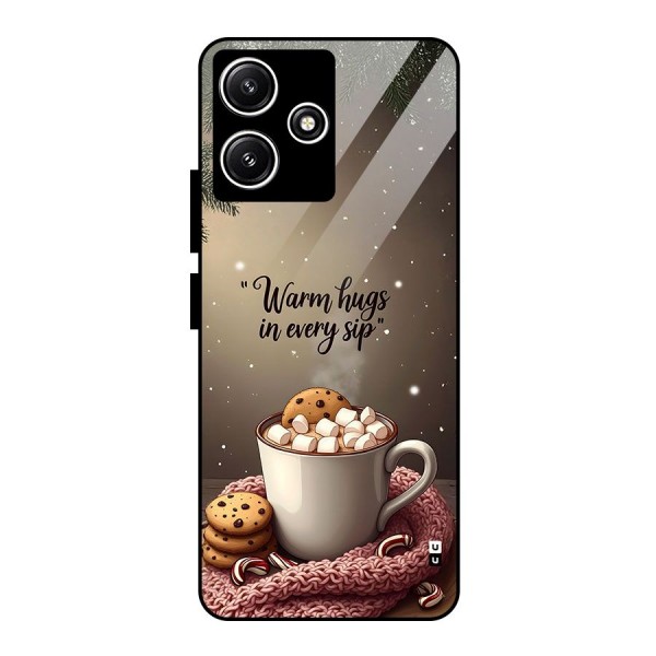 Warm Hugs Glass Back Case for Redmi 12 5G