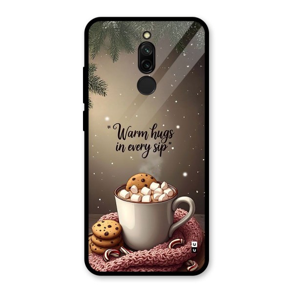 Warm Hugs Glass Back Case for Redmi 8