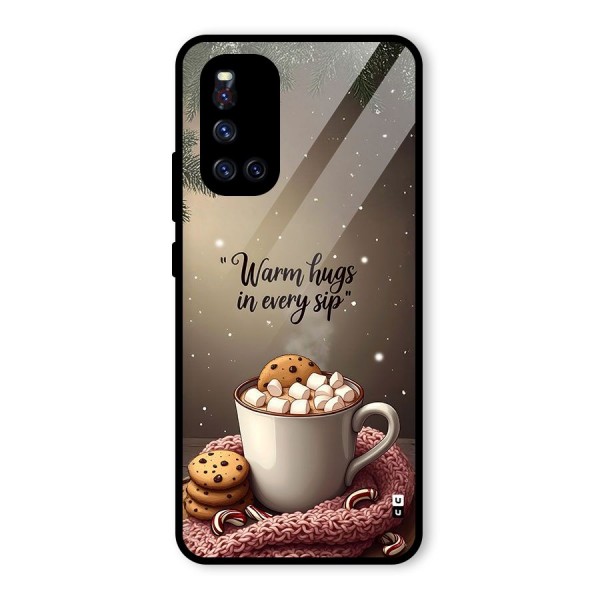 Warm Hugs Glass Back Case for Vivo V19