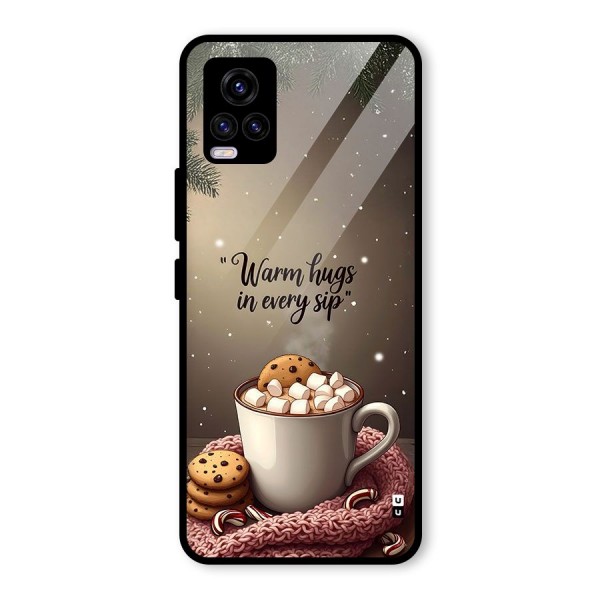 Warm Hugs Glass Back Case for Vivo V20