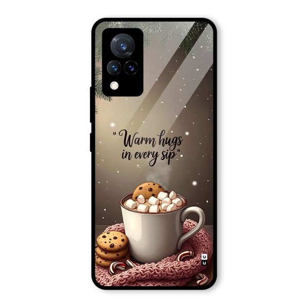 Warm Hugs Glass Back Case for Vivo V21 5G