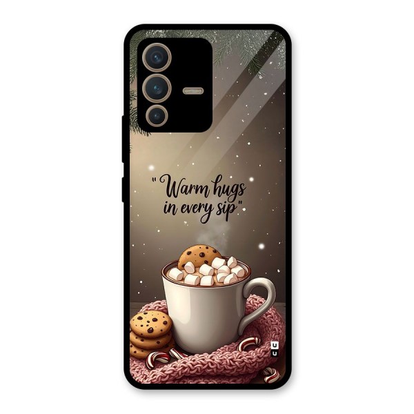 Warm Hugs Glass Back Case for Vivo V23 5G