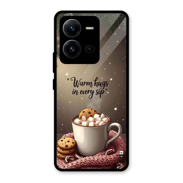 Warm Hugs Glass Back Case for Vivo V25