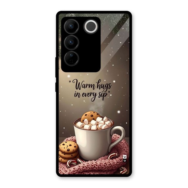 Warm Hugs Glass Back Case for Vivo V27