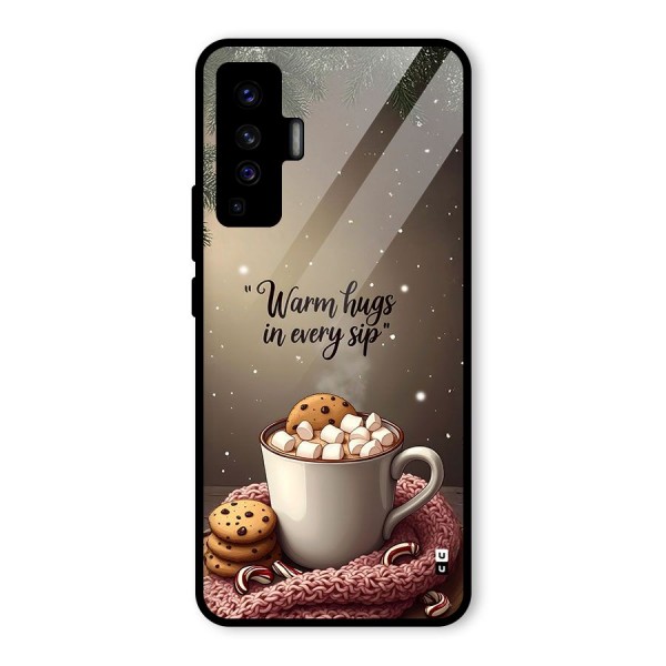 Warm Hugs Glass Back Case for Vivo X50