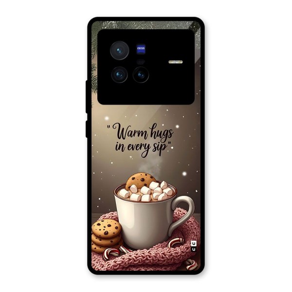 Warm Hugs Glass Back Case for Vivo X80