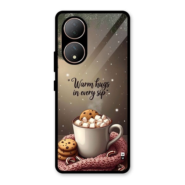 Warm Hugs Glass Back Case for Vivo Y100A