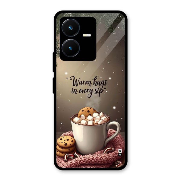 Warm Hugs Glass Back Case for Vivo Y22