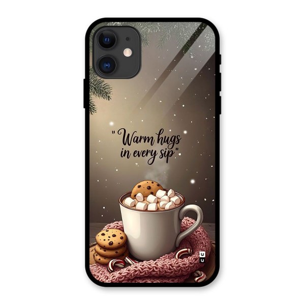 Warm Hugs Glass Back Case for iPhone 11