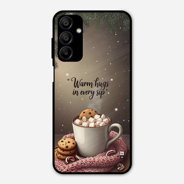 Warm Hugs Metal Back Case for Galaxy A15 5G