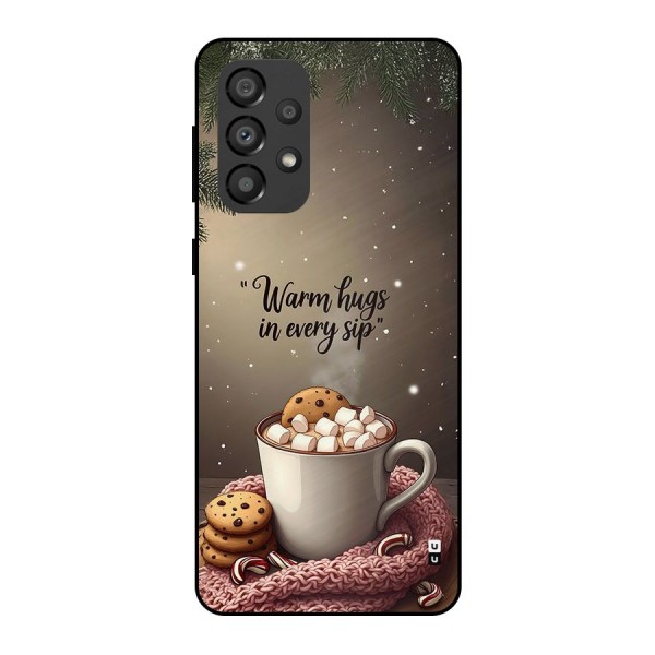 Warm Hugs Metal Back Case for Galaxy A33 5G