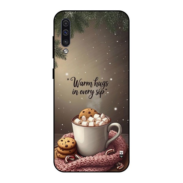 Warm Hugs Metal Back Case for Galaxy A50