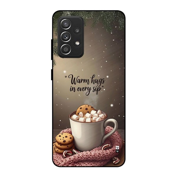 Warm Hugs Metal Back Case for Galaxy A52