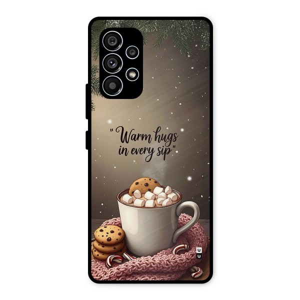 Warm Hugs Metal Back Case for Galaxy A53 5G