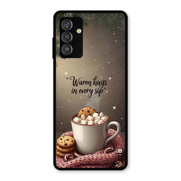 Warm Hugs Metal Back Case for Galaxy F13