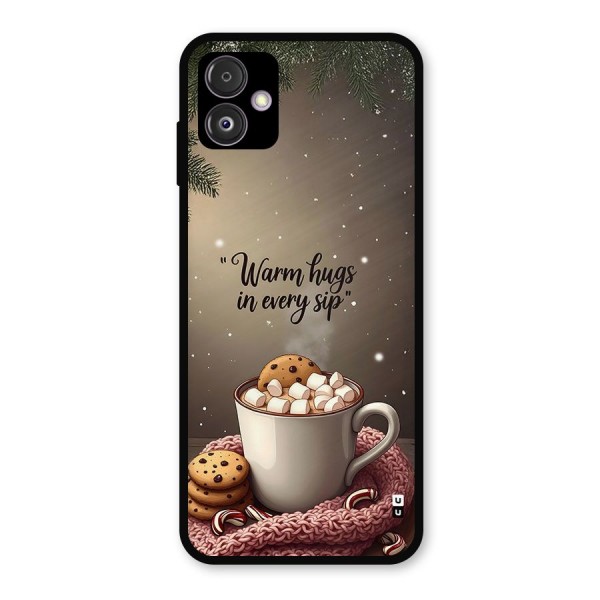 Warm Hugs Metal Back Case for Galaxy F14