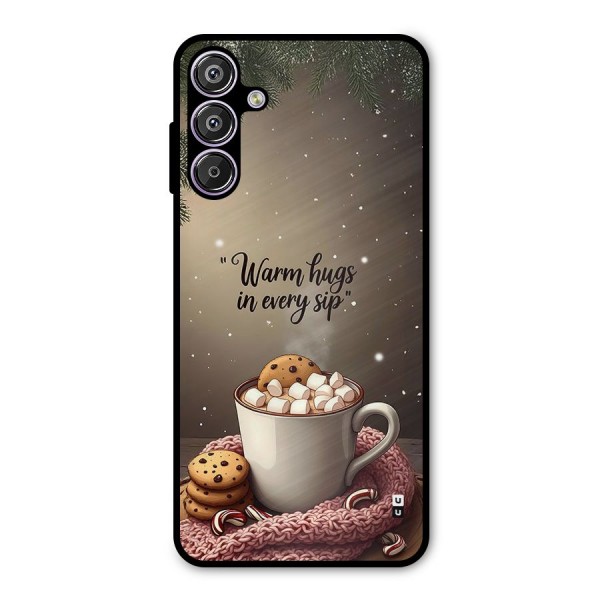 Warm Hugs Metal Back Case for Galaxy F15