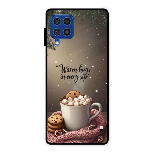 Warm Hugs Metal Back Case for Galaxy F62