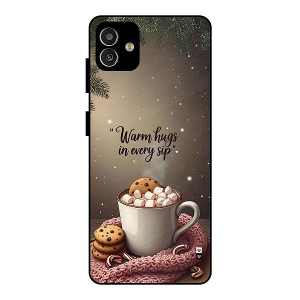 Warm Hugs Metal Back Case for Galaxy M13 5G