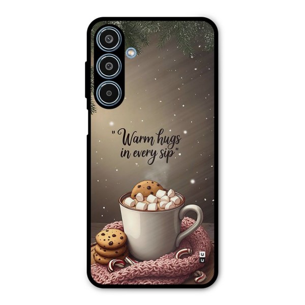 Warm Hugs Metal Back Case for Galaxy M35