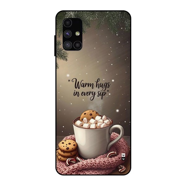 Warm Hugs Metal Back Case for Galaxy M51