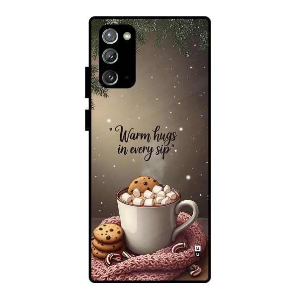 Warm Hugs Metal Back Case for Galaxy Note 20