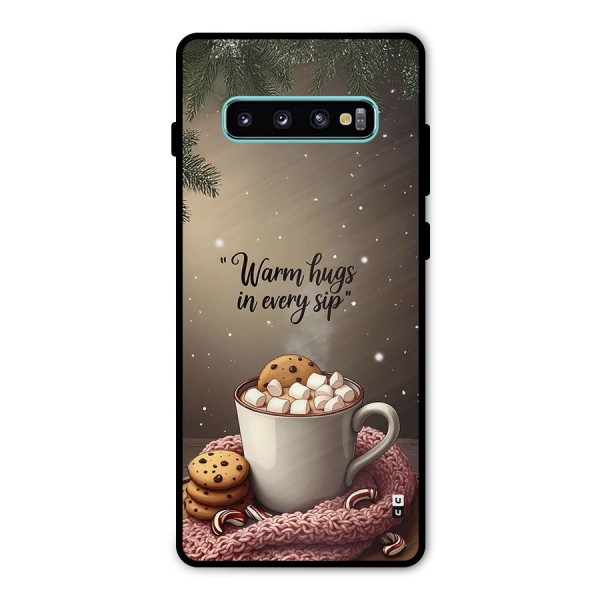 Warm Hugs Metal Back Case for Galaxy S10 Plus