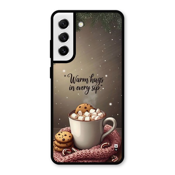 Warm Hugs Metal Back Case for Galaxy S21 FE 5G