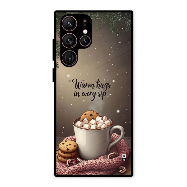 Warm Hugs Metal Back Case for Galaxy S22 Ultra 5G