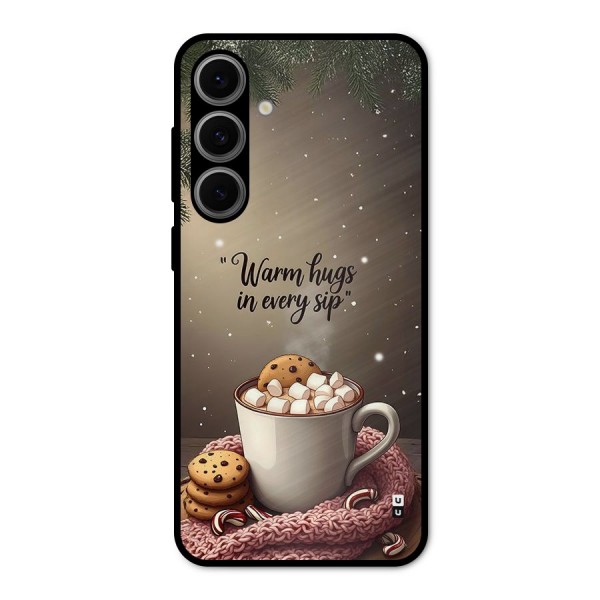 Warm Hugs Metal Back Case for Galaxy S24 FE