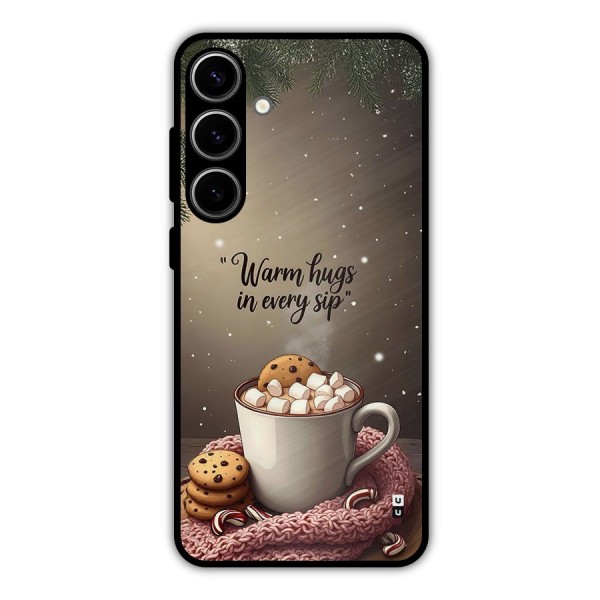 Warm Hugs Metal Back Case for Galaxy S24 Plus