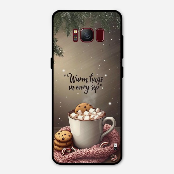 Warm Hugs Metal Back Case for Galaxy S8