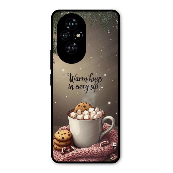 Warm Hugs Metal Back Case for Honor 200