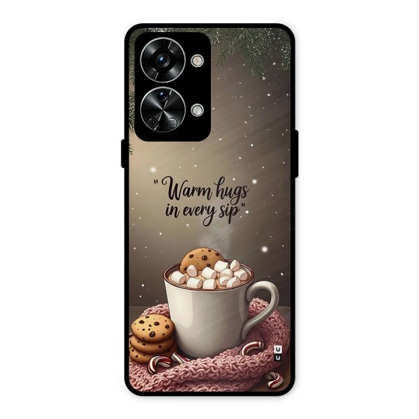 Warm Hugs Metal Back Case for OnePlus Nord 2T