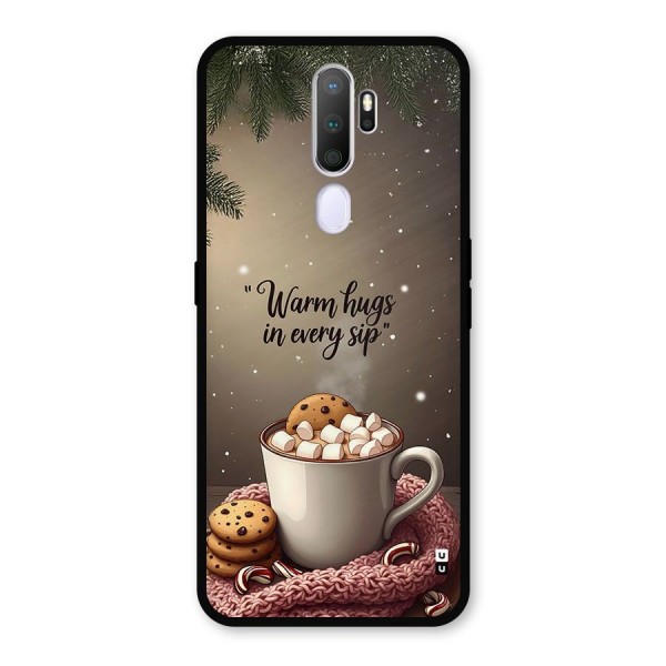 Warm Hugs Metal Back Case for Oppo A5 (2020)