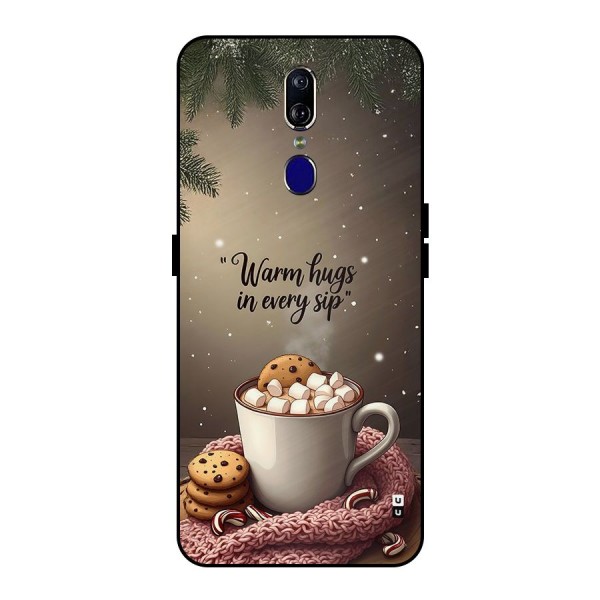 Warm Hugs Metal Back Case for Oppo F11