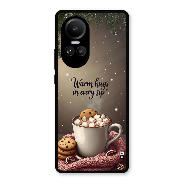 Warm Hugs Metal Back Case for Oppo Reno10