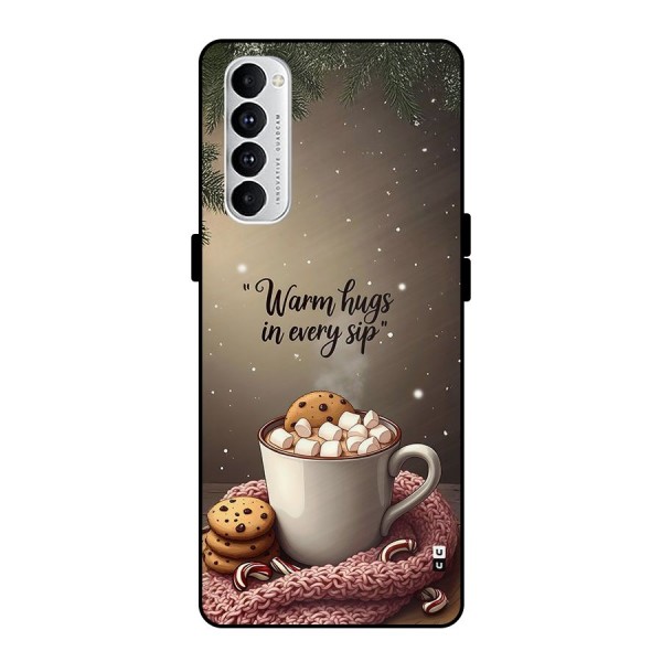 Warm Hugs Metal Back Case for Oppo Reno4 Pro