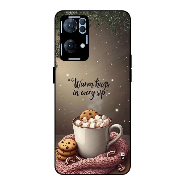 Warm Hugs Metal Back Case for Oppo Reno7 Pro 5G