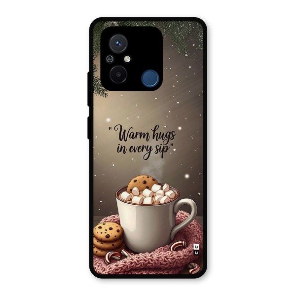 Warm Hugs Metal Back Case for Poco C55